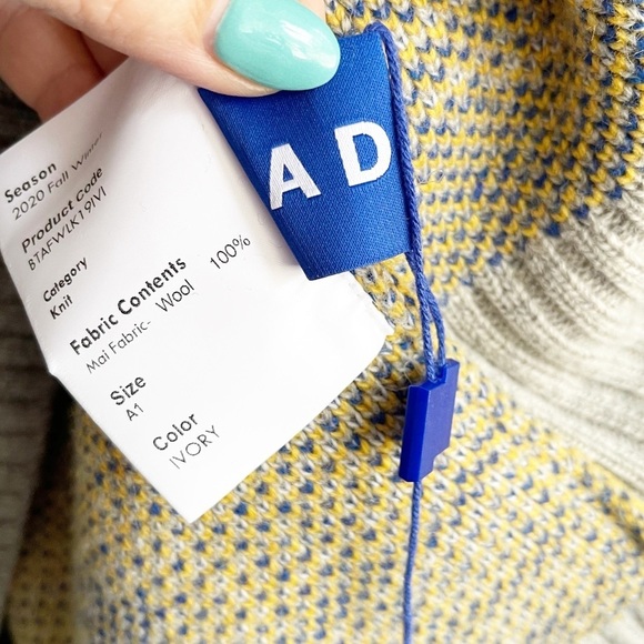 Ader Error Gray Wool Cardigan Jacket - Picture 13 of 14